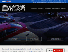 Tablet Screenshot of mayfairimports.com